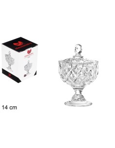 BOMBONERA CRISTAL JOSI 14 CM