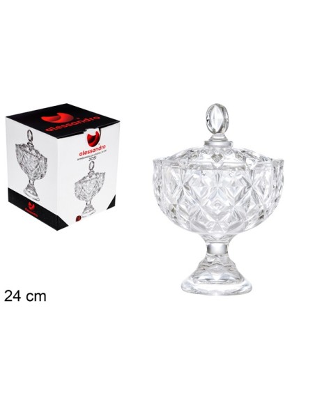 BOMBONERA 24CM CRISTAL JOSI