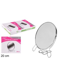 ESPEJO DOBLE CON AUMENTO REDONDO 20 CM