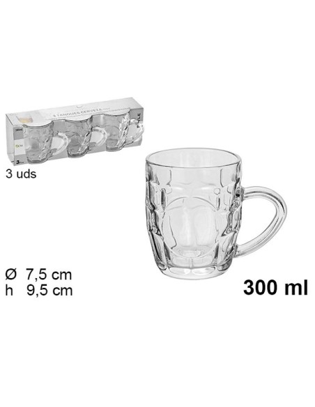 JARRA 300ML 3UND DE CERVEZA