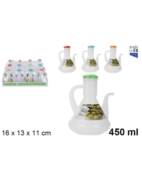 ACEITERA 450ML PLASTICO RUSTICA