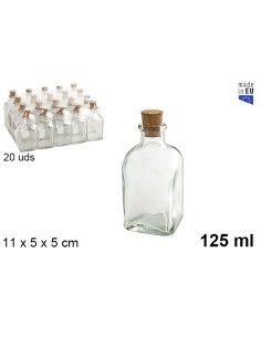 FRASCA 125ML NATURAL TAPON CORCHO
