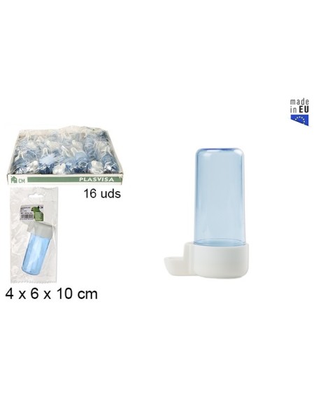 BEBEDERO PAJARO CORTO AZUL 1PCS