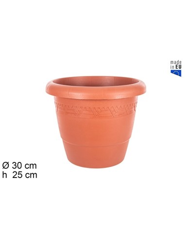 MACETA 30CM ELSA TERRACOTA