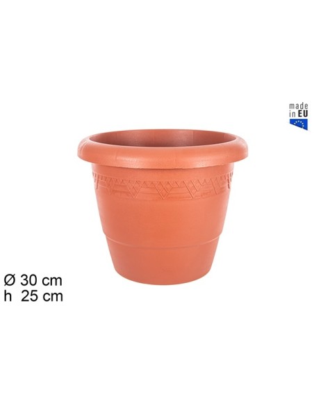 MACETA 30CM ELSA TERRACOTA