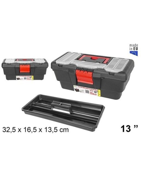 MALETIN 32.5X16.5X13.5CM HERRAMIENTAS CON BANDEJA