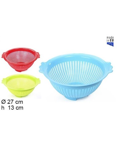 ESCURRE VERDURAS 27CM COLORES LINEA