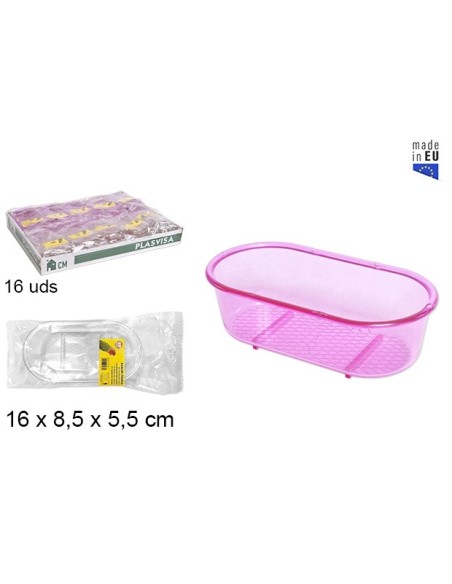 BAÑERA PAJAROS CRISTAL ROSA