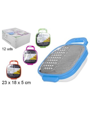 RALLADOR RECTANGULAR CON DEPOSITO