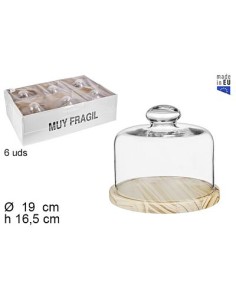 QUESERA CRISTAL MEDIANA 17CM