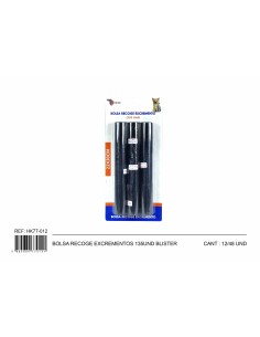 BOLSA RECOGE EXCREMENTOS 135UND NEGRO BLISTER HK77-012/48