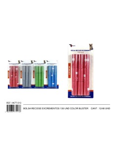 BOLSA RECOGE EXCREMENTOS 135UND COLOR BLISTER HK77-013/48