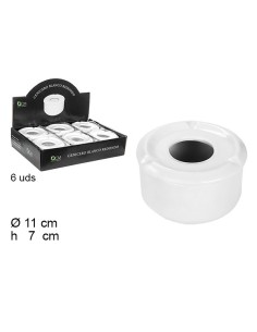 CENICERO 7CM BLANCO REDONDO