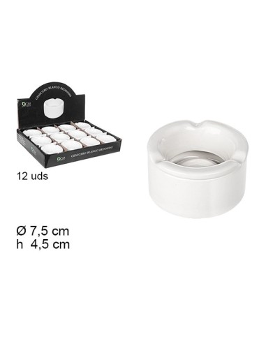 CENICERO 7.5CM DE AGUA REDONDO