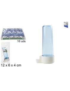 BEBEDERO PAJARO REDONDO AZUL 1PCS