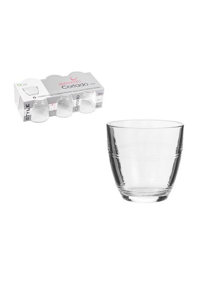 VASO 90ML 6UND CRISTAL CAFE