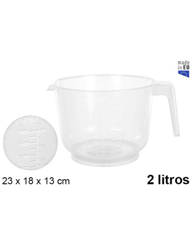 JARRA PLASTICO MEDIDORA 2L