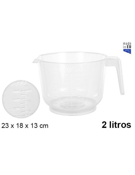 JARRA PLASTICO MEDIDORA 2L