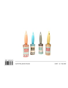 QUITA PELUSA ROLLO 60 HOJAS