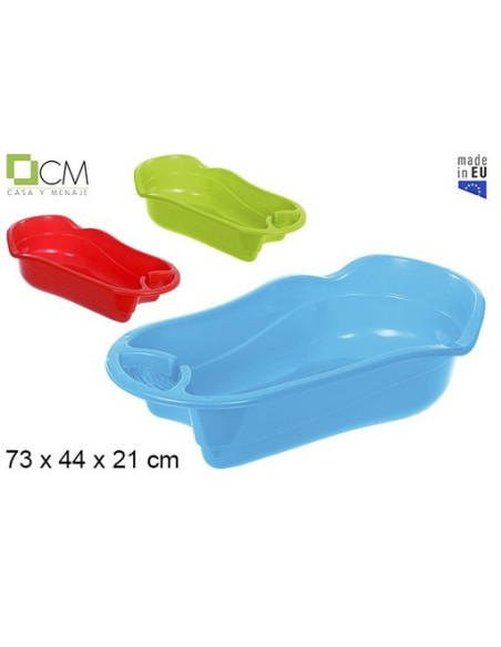 BAÑERA INFANTIL COLORES SURTIDOS ROJO,VERDE Y AZUL.