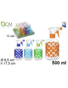 BOTELLA PULVERIZADORA CAMPANA DECORACION