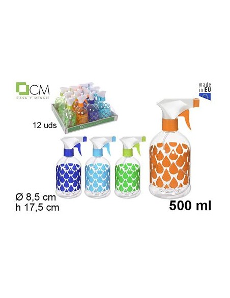 BOTELLA PULVERIZADORA CAMPANA DECORACION