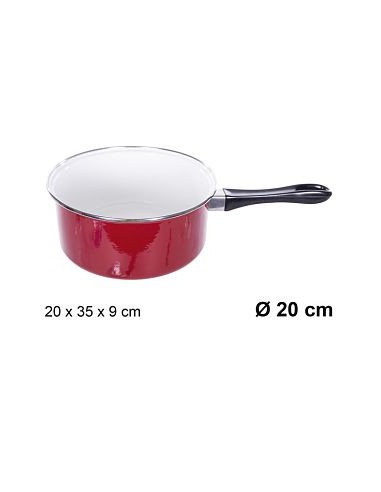 CAZO 20CM ROJO CON MANGO