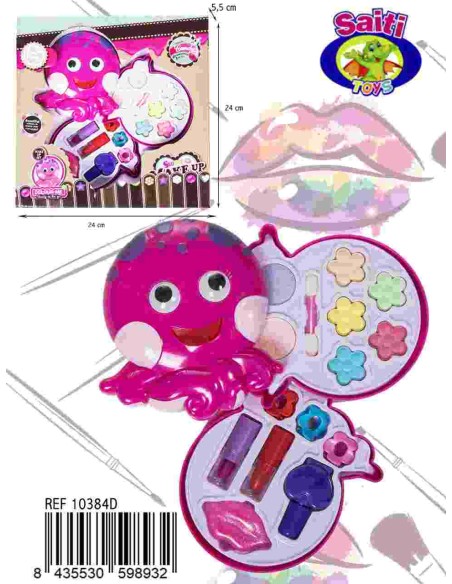 MAQUILLAJE 2 PISOS PULPO