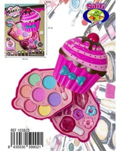 MAQUILLAJE 2 PISOS CUP CAKE