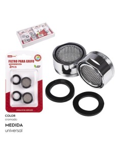 SET-2 FILTROS DE GRIFO ROSCA EXTERIOR