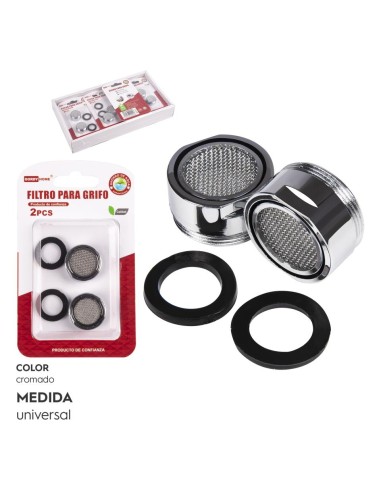 SET-2 FILTROS DE GRIFO ROSCA EXTERIOR