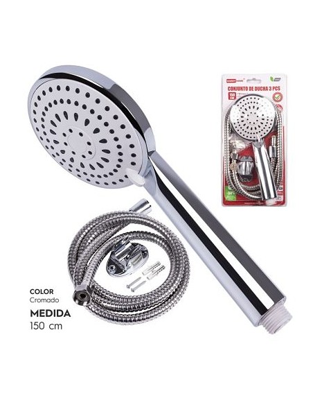 CONJUNTO DE DUCHA 3 PZAS 1,50 M MOD. 4