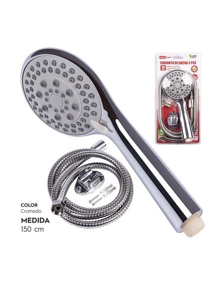 CONJUNTO DE DUCHA 3 PZAS 1,50 M MOD. 5