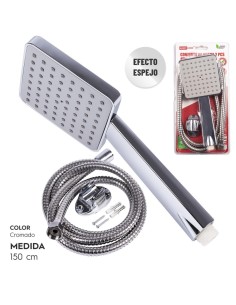 CONJUNTO DE DUCHA 3 PZAS CUADRADO CALIDAD 1,50 M