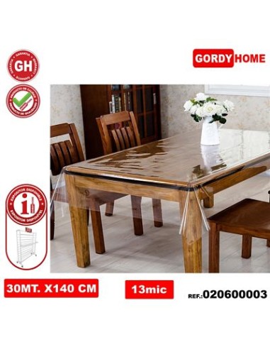 MANTEL HULE TRANSPARENTE 1,40x30 M