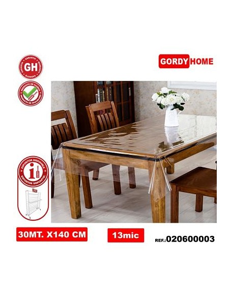 MANTEL HULE TRANSPARENTE 1,40x30 M