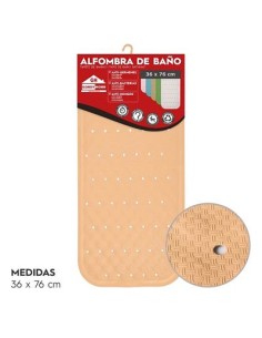 ALFOMBRA DE BAÑO 36x76 CM BEIGE