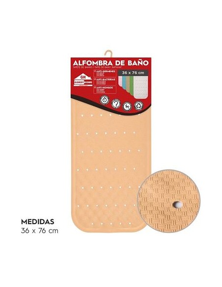 ALFOMBRA DE BAÑO 36x76 CM BEIGE
