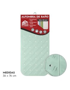 ALFOMBRA DE BAÑO 36x76 CM VERDE