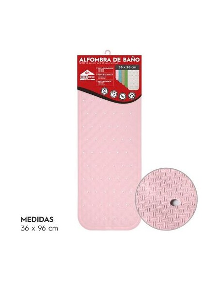 ALFOMBRA DE BAÑO 36x97 CM ROSA