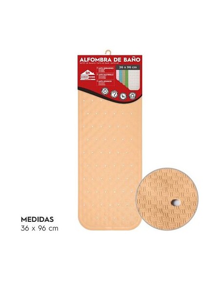 ALFOMBRA DE BAÑO 36x97 CM BEIGE