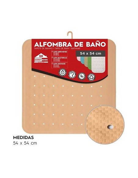 ALFOMBRA DE BAÑO 54x54 CM BEIGE