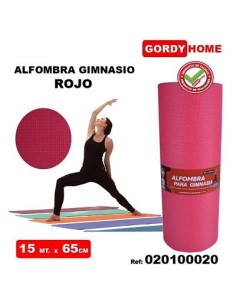 ALFOMBRA GIMNASIO 65x1500 cm, ROJA