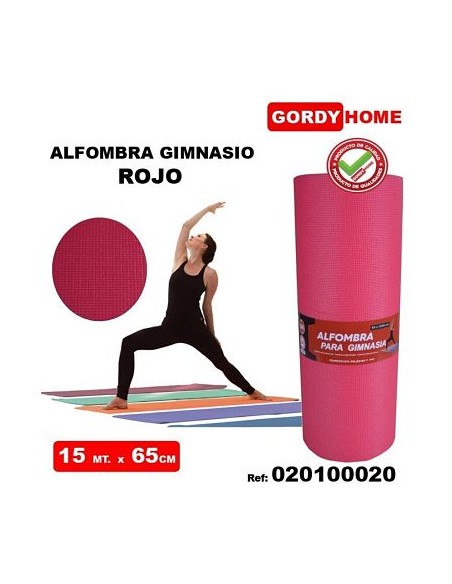 ALFOMBRA GIMNASIO 65x1500 cm, ROJA