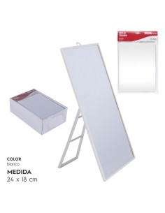 ESPEJO TOCADOR 24x18 CM BLANCO