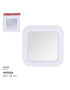 ESPEJO BAÑO 38x38CM BLANCO
