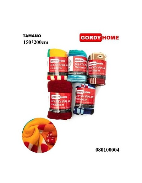 MANTA POLAR ESTAMPADA 150x200CM