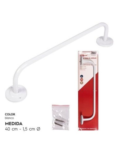 TOALLERO BARRA DE PARED BLANCA