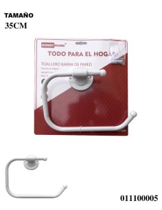TOALLERO BARRA DE PARED BLANCA