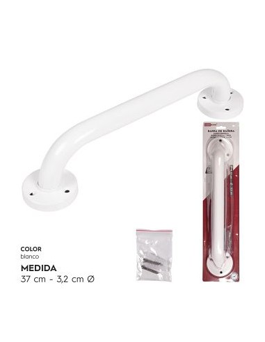 BARRA DE SEGURIDAD BLANCA 37 CM